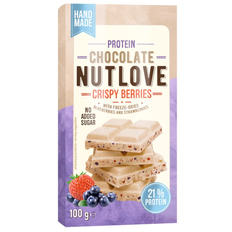 All Nutrition Protein Chocolate Nutlove Crispy Berries 100g