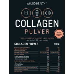 WoldoHealth - 100% Collagen Pulver 500g