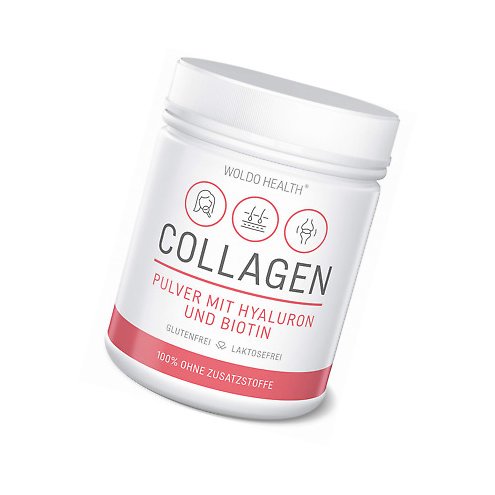 WoldoHealth - Collagen mit Hyaluron &amp; Biotin 500g