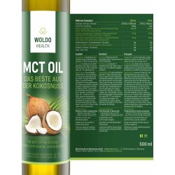 WoldoHealth - MCT Öl 500ml