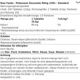 Now Foods - Potassium Gluconate 99mg 100 tab
