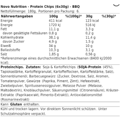 Novo Nutrition - Protein Chips 30g BBQ