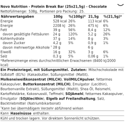 Novo Nutrition - Protein Break Bar - 21,5g