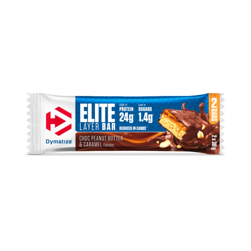 Dymatize-Elite Layer Bar 60g Choc Peanut Butter & Caramel