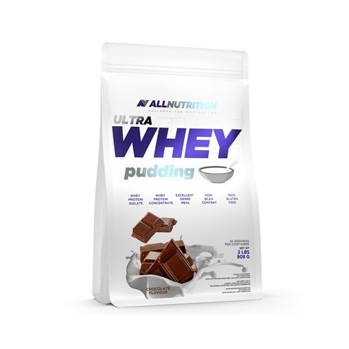 All Nutrition - Ultra Whey Pudding - 908g Chocolate