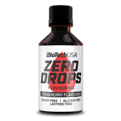 BioTech USA - Zero Drops Flavoring - 50ml Strawberry