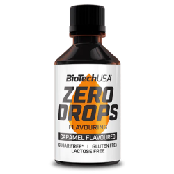 BioTech USA - Zero Drops Flavoring - 50ml Caramel