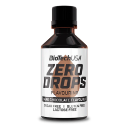 BioTech USA - Zero Drops Flavoring - 50ml Dark Chocolate