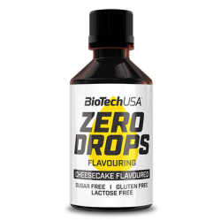 BioTech USA - Zero Drops Flavoring - 50ml Cheescake