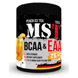 MST Nutrition - Bcaa & EAA Zero - 520g Peach Ice Tea