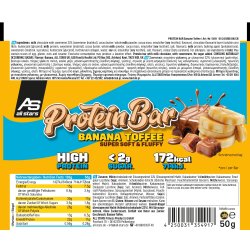 All Stars - Protein Bar Soft & Fluffy - 50g Banana Toffee