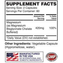 Apollon Nutrition - Magnesium Bisglycinate - 120 caps.